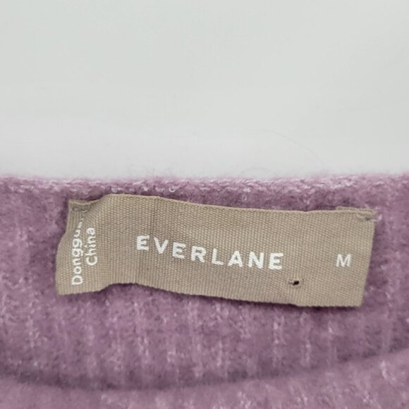 Everlane Wool Lavender Knit Crop Top Medium - Picture 3 of 6